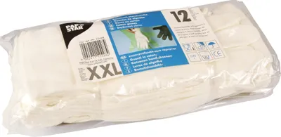 Produktbild von Papstar Baumwollhandschuhe Eindeckhandschuhe weiss 12 Stück Gr.XXL