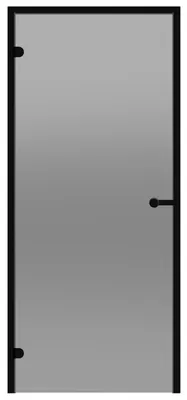 Immagine prodotto di Porte per sauna Harvia Black Line - Alluminio nero / Vetro grigio / 70 x 190