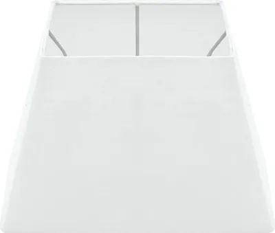 Produktbild von Wogati® Premium Lampenschirm E14/E27 Baumwolle | Farbe: Weiß Trapez / Größe: S