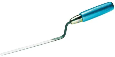 Zdjęcie produktu dla Szpachelka do fug, 10 mm, stal węglowa, długość 170 mm, przeznaczona do precyzyjnych prac fugarskich