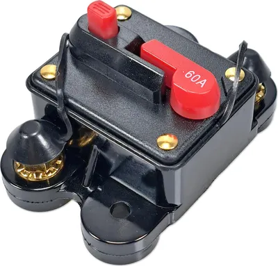 Produktbild von Sicherungsautomat | M6 | 12-48V | 60A | mit Abdeckung