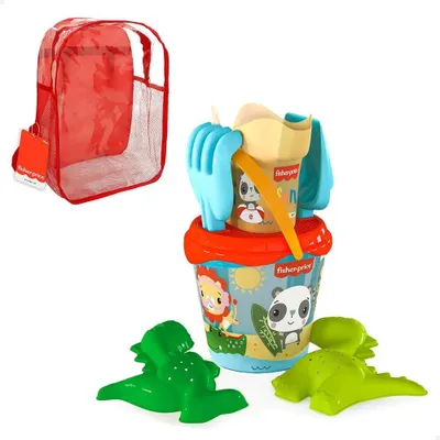 Produktbild von Fisher Price 77391 Strand-eimer-set Mit Zubehör Und Rucksack Mehrfarbig Mehrfarbig One Size