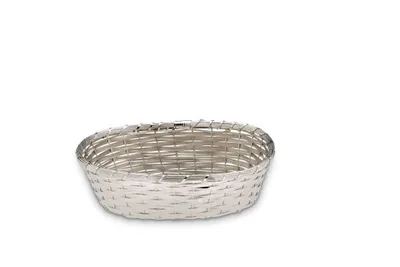 Produktbild von Brotkorb, oval, versilbert, 23 x 16 x 6,5 cm