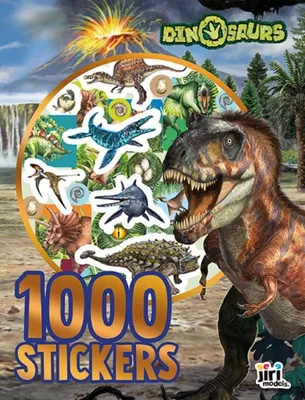 Obrázok produktu pre 1000 samolepek v sešitu Dinosauři