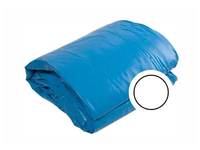 Produktbild von Poolfolie Rund blau Tiefe 0,90 m Folienstärke 0,25 mm überlappend ohne Biese, Größe:Ø 3.60 m