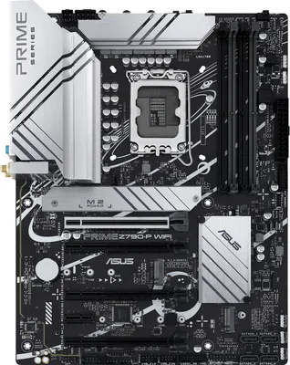 Immagine prodotto di ASUS Prime Z790-P WIFI - Scheda madre - ATX - Presa LGA1700 - Chipset Z790 - USB-C 3.2 Gen 2x2, USB 3.2 Gen 1, USB 3.2 Gen 2, USB-C Gen2 - 2.5 Gigabit LAN, Wi-Fi 6, Bluetooth - Grafica onboard (CPU necessaria) - Audio HD (8 canali) (90MB1CJ0-M0EAY0)