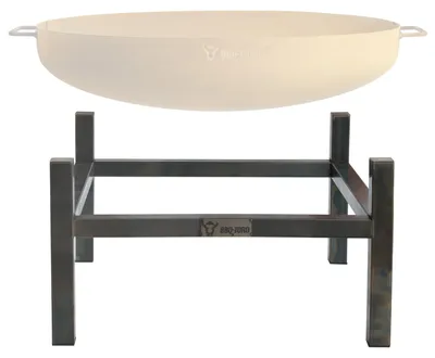 Productafbeelding van BBQ-Toro koolstofstaal frame voor vuurschalen, geschikt voor vuurschalen met een diameter van 60 cm, vierkant, met een antieke, roestige uitstraling