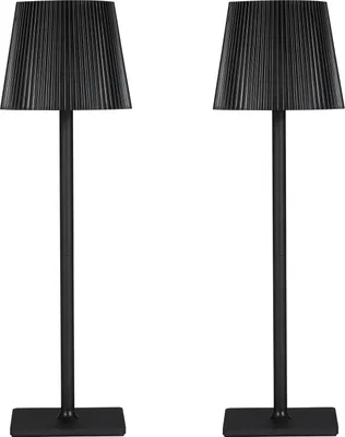 Produktbild von 2 Packungen LED-Tischlampe, moderne LED-Schreibtischlampe mit Touch-Steuerung, dimmbares Nachtlicht mit 3 Farbtemperaturen fuer Wohnzimmer, Schlafzimmer, Arbeitszimmer, Buero