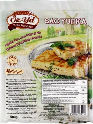 Zdjęcie produktu dla Ciasto świeże Yufka Oz Yil 500g