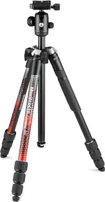 Image de Manfrotto Element MII trépied Caméras numériques 3 pieds Noir, Rouge