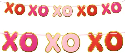 Produktbild von XOXO Papiergirlande Goldkontur 200 cm