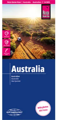 Immagine prodotto di Mappa dettagliata dell'Australia, edizione "Reise Know-How" | Australia (scala 1:4.000.000)