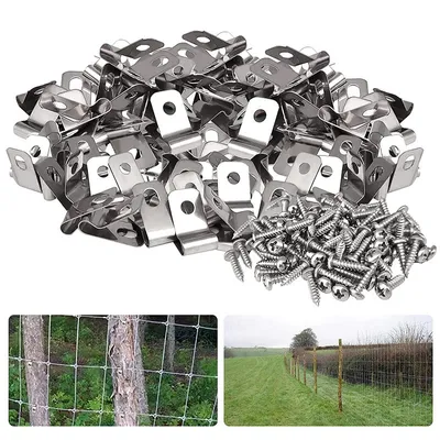 Produktbild von INF Zaundrahtklemmen mit Schrauben - Edelstahl 304