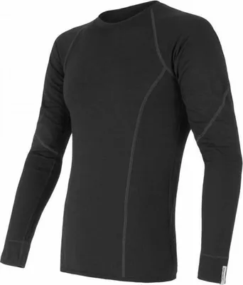Produktbild von T-Shirt Sensor Merino Wool Active Herren langarm schwarz größe L 11109033-02