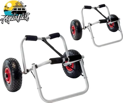 Obrázek produktu pro AQUALUST SUP CART 2 kusy kajak sup board kanoe vozík pádlo transportní vozík