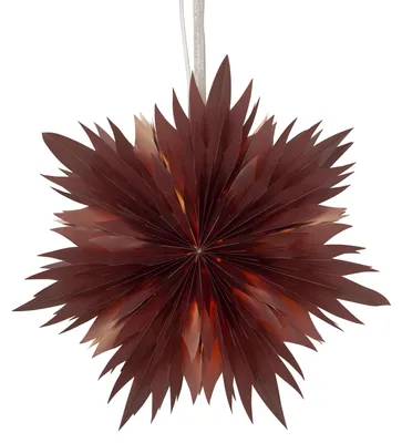 Produktbild von Papierstern -Dis', Schneeflocke, rot, Ø 45cm