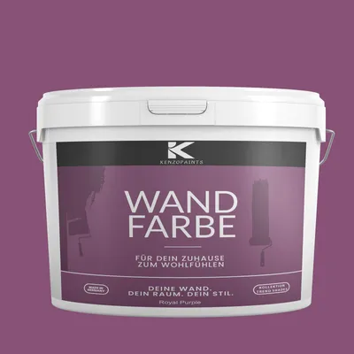 Produktbild von Kenzopaints 2,5Liter Wandfarbe Designfarbe Innenfarbe - Royal Purple