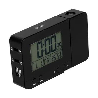 Image de Horloge de projection,Réveil,Horloge USB,Horloge de température,Horloge multifonctionnelle,Articles ménagers