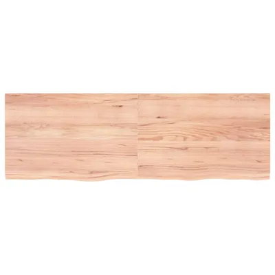 Immagine prodotto di Piano tavolo vidaXL marrone chiaro 180x60x(2-4) cm in legno massello di rovere trattato
