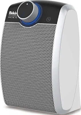 Image de Ventilateur céramique Fakir HL 140, 1800 W, 2 niveaux de puissance, protection contre la surchauffe, Blanc / Argent