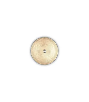 Produktbild von Klassische Muschelglas Amber 3 Licht E27 Klassische Deckenleuchte