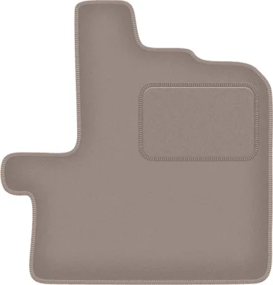 Immagine prodotto di Tappetino conducente in velluto beige compatibile con Fiat Ducato IV (2014 -, furgone) – con fissaggi – su misura