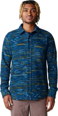 Produktbild von Mountain Hardwear Microchill™ Halbreißverschluss-langarm-t-shirt Blau S Mann Blau S