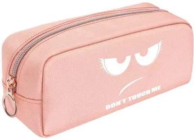 Image de Trousse scolaire et de bureau en plastique, grande taille, couleur rouge