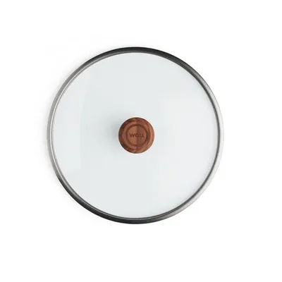 Produktbild von WOLL Sicherheitsglasdeckel EcoLogic Ø20cm mit Holzdeckelknopf