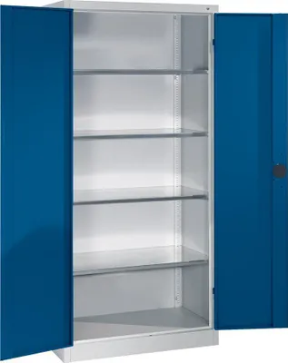 Produktbild von CP Stahlschrank blau/grau 93,0 x 50,0 x 195,0 cm