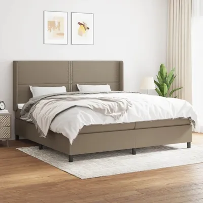 Produktbild von Maison Exclusive - Boxspringbett mit Matratze Taupe 200x200 cm Stoff