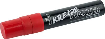 Produktbild von Kreidemarker, breit rot