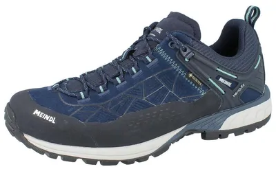 Produktbild von MEINDL Top Trail GTX Damen Wanderschuhe blau Velourlseder Mesh - Größe: UK 5