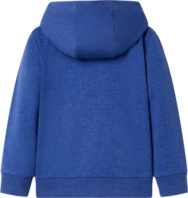 Produktbild von vidaXL Kinder-Kapuzenpullover mit Reißverschluss Dunkelblau Melange 92