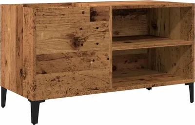 Zdjęcie produktu dla vidaXL Szafka panelowa o wyglądzie odzyskanego drewna 84,5x38x48 cm materiał drewnopochodny
