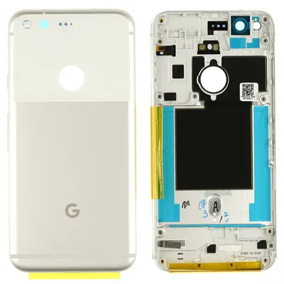 Produktbild von Google Pixel Backcover + Kameraglas, Silber