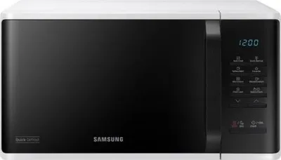 Produktbild von Samsung MS23K3513AW, Arbeitsplatte, Solo-Mikrowelle, 23 l, 800 W, Eingebautes Display, LED