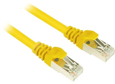 Produktbild von Patchkabel RJ45 Cat.6 SFTP (gelb, 1 Meter)