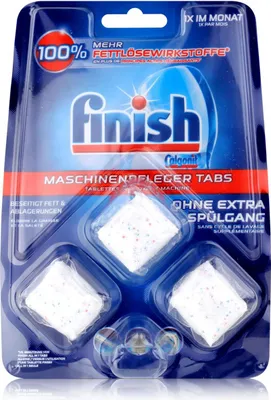 Produktbild von Calgonit Finish Maschinenpfleger-Tabs 51g - Gegen Fett & Ablagerungen