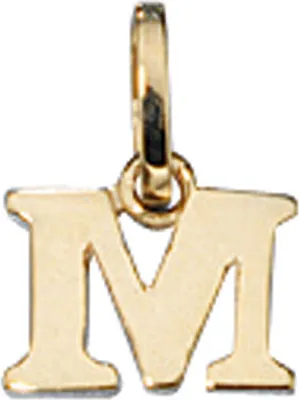 Produktbild von JOBO Anhänger Buchstabe M 333 Gold Gelbgold