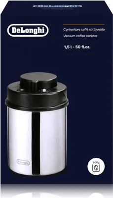 Produktbild von De'Longhi DLSC063 Vakuová nádoba na kávu, nerezová ocel, 500 g