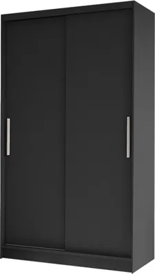 Produktbild von MIRJAN24 Schiebetürenschrank Costa I, Kleiderschrank, Stilvoll Schlafzimmer Garderobenschrank (Farbe: Schwarz)
