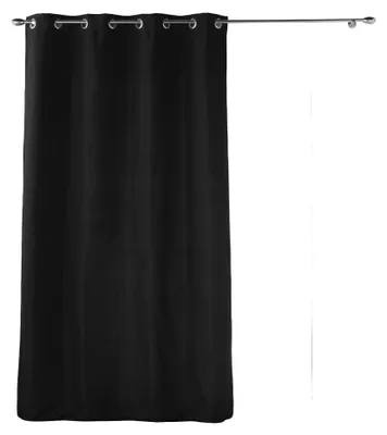 Zdjęcie produktu dla Zasłona na przelotkach MICROPOLAR, 135 x 260 cm, termoizolacyjna, czarna
