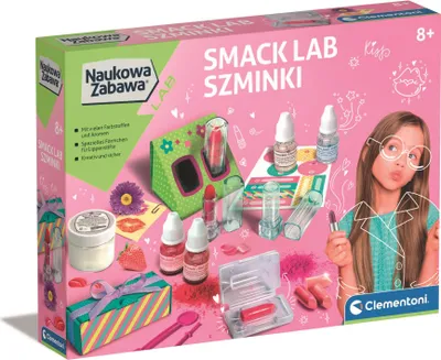 Zdjęcie produktu dla Clementoni Szminki 50920 - LABORATORIUM SZMINKI BŁYSZCZYKI ZESTAW NAUKA ZABAWA DLA DZIECI CLEMENTONI