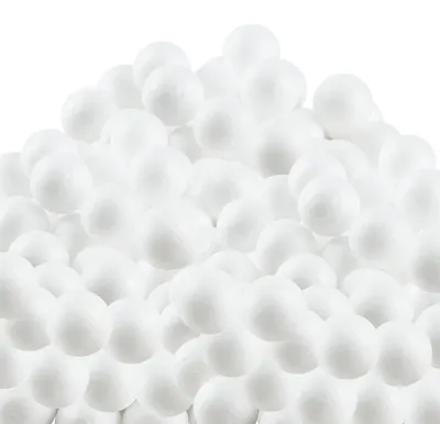 Productafbeelding van Schuim knutselballen - Set van 100 - Piepschuimkogeltjes