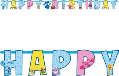 Obrázok produktu pre Blues Clues narodeninová girlanda 1,8 m