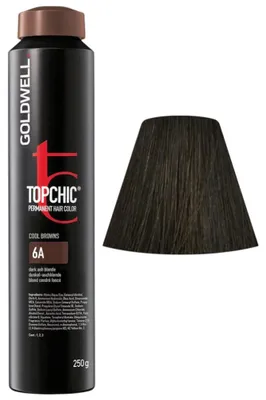 Produktbild von Goldwell Topchic The Browns, Braun, 6A, Dark Ash Blonde, Unisex, 250 ml, Alle Haare