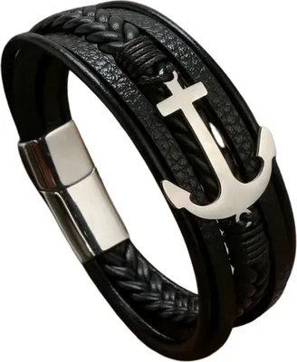 Produktbild von Armband Francisco - schwarz, Umfang des Armbands: 21,5