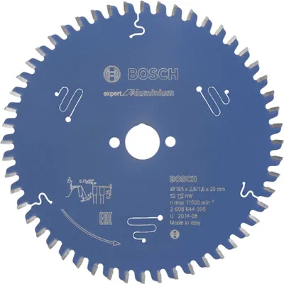 Image de Bosch 2608644095 Bosch Kreissägeblatt EX AL H 165x20-52