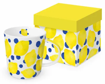 Obrázek produktu pro Hrnek na kávu Trend Mug – Citron a puntíky